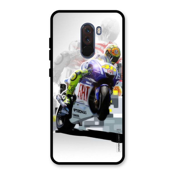 Valentino Rossi Glass Back Case for Poco F1