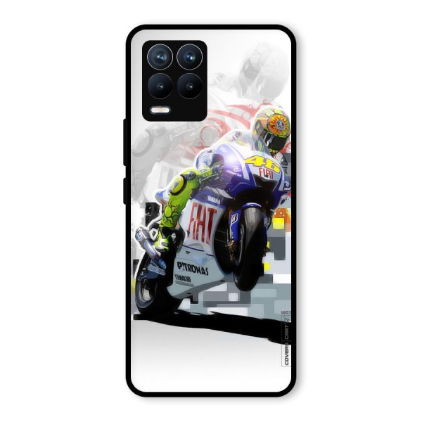 Valentino Rossi Glass Back Case for Realme 8 Pro