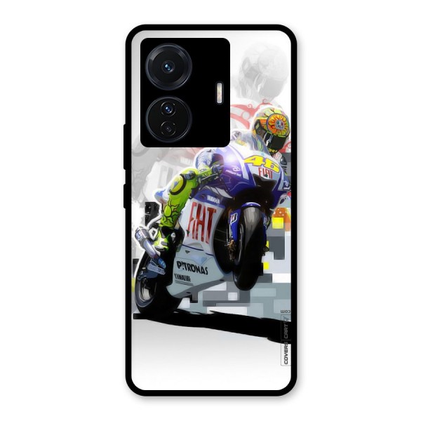 Valentino Rossi Glass Back Case for Vivo T1 Pro