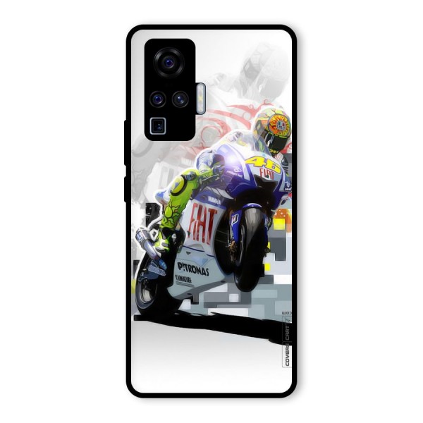 Valentino Rossi Glass Back Case for Vivo X50 Pro