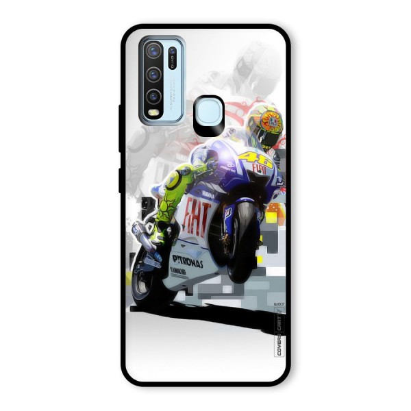 Valentino Rossi Glass Back Case for Vivo Y30