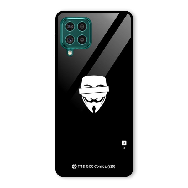 Vendetta Minimal Mask Glass Back Case for Galaxy F62