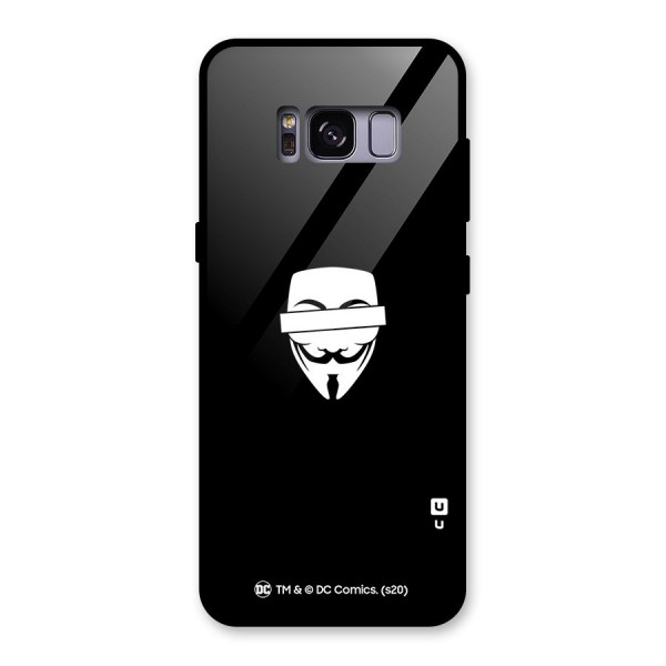 Vendetta Minimal Mask Glass Back Case for Galaxy S8