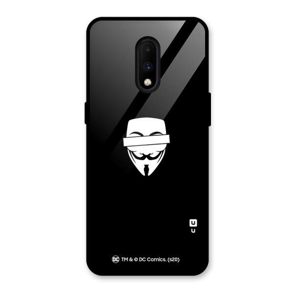 Vendetta Minimal Mask Glass Back Case for OnePlus 7