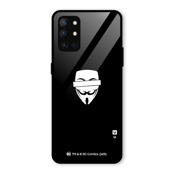 Vendetta Minimal Mask Glass Back Case for OnePlus 9R