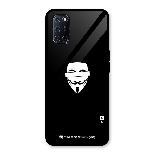 Vendetta Minimal Mask Glass Back Case for Oppo A52