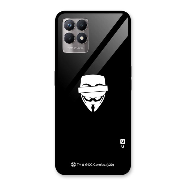 Vendetta Minimal Mask Glass Back Case for Realme 8i