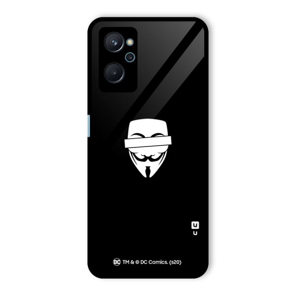 Vendetta Minimal Mask Glass Back Case for Realme 9i