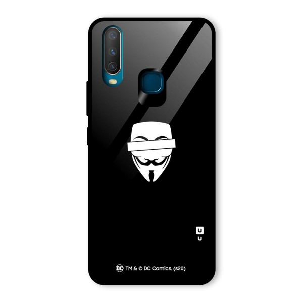 Vendetta Minimal Mask Glass Back Case for Vivo Y12