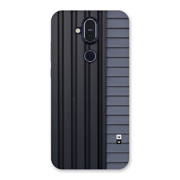 Vertical Horizontal Back Case for Nokia 8.1