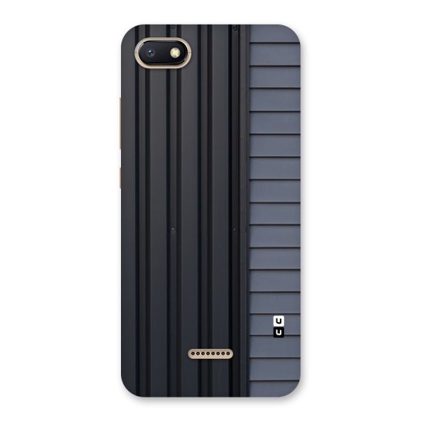 Vertical Horizontal Back Case for Redmi 6A