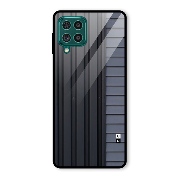 Vertical Horizontal Glass Back Case for Galaxy F62