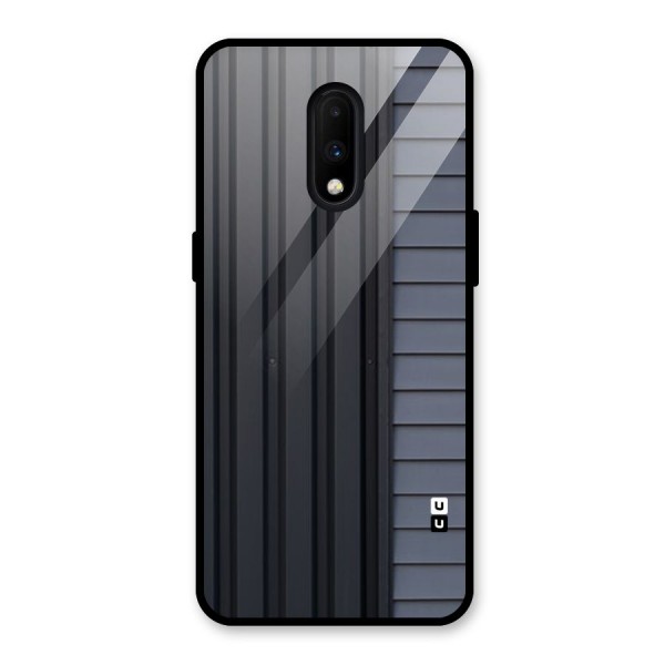 Vertical Horizontal Glass Back Case for OnePlus 7