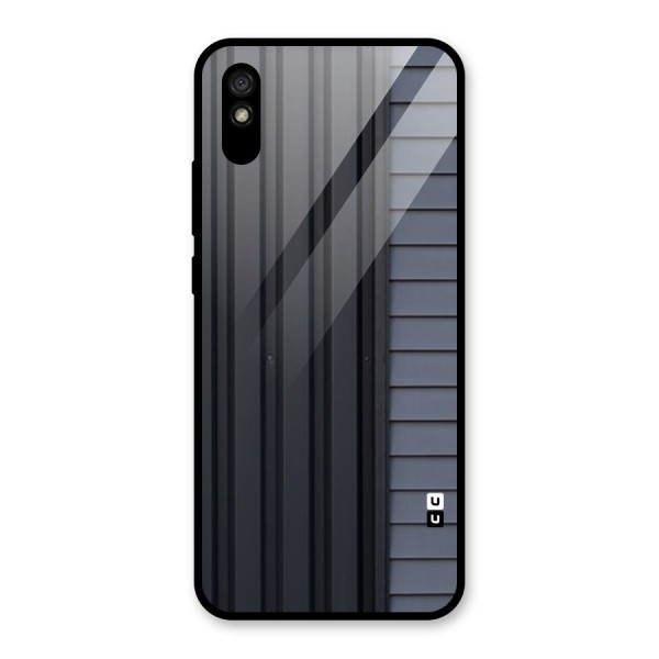 Vertical Horizontal Glass Back Case for Redmi 9i