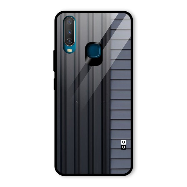 Vertical Horizontal Glass Back Case for Vivo Y15