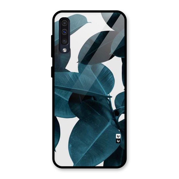 Very Aesthetic Leafs Glass Back Case for Galaxy A50s