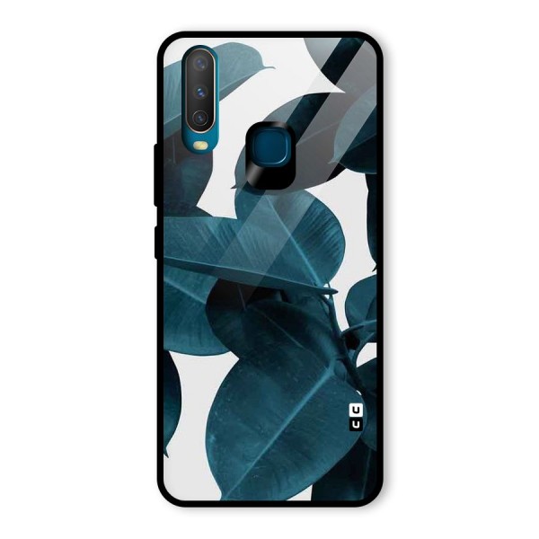 Very Aesthetic Leafs Glass Back Case for Vivo Y15