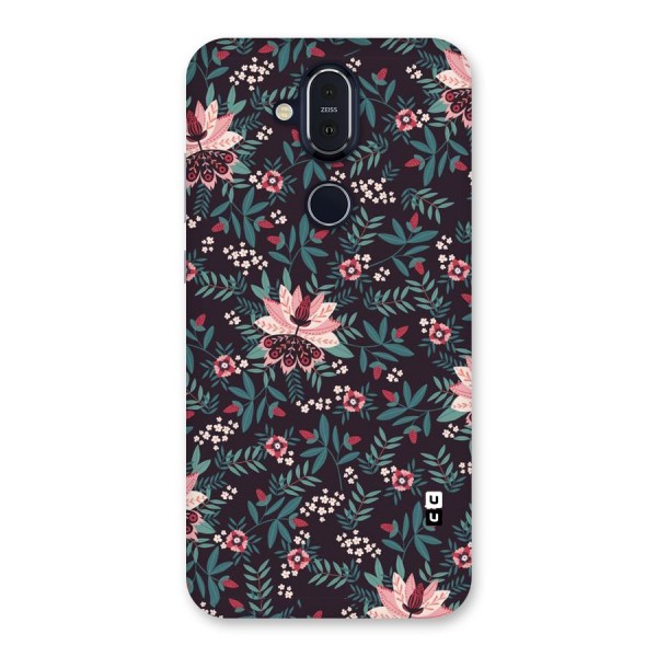 Very Leafy Pattern Back Case for Nokia 8.1