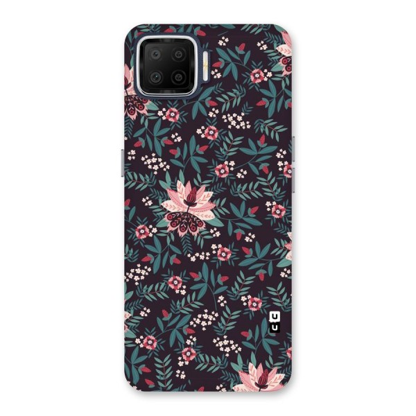 Very Leafy Pattern Back Case for Oppo F17