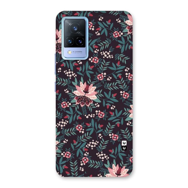 Very Leafy Pattern Back Case for Vivo V21 5G