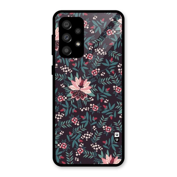 Very Leafy Pattern Glass Back Case for Galaxy A32