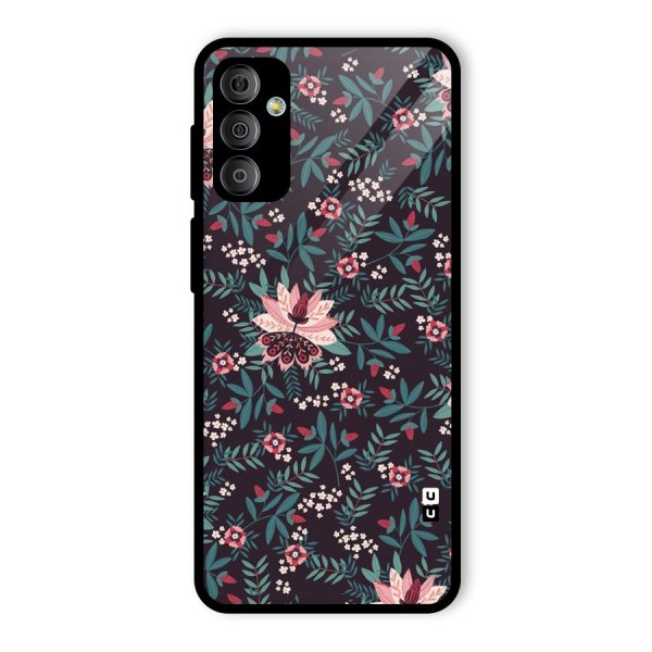 Very Leafy Pattern Glass Back Case for Galaxy F23