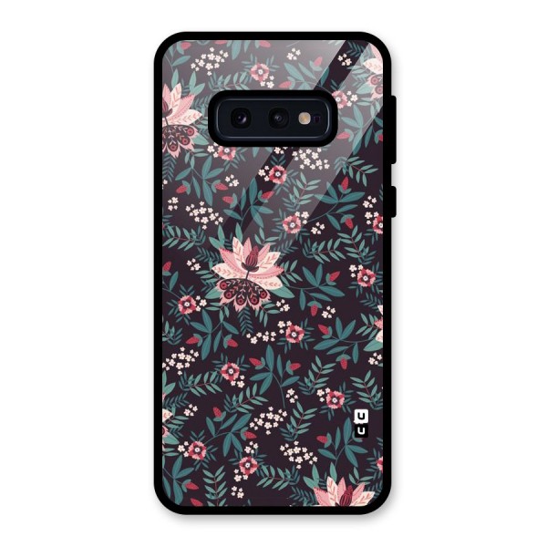 Very Leafy Pattern Glass Back Case for Galaxy S10e