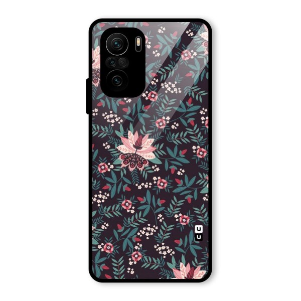 Very Leafy Pattern Glass Back Case for Mi 11x