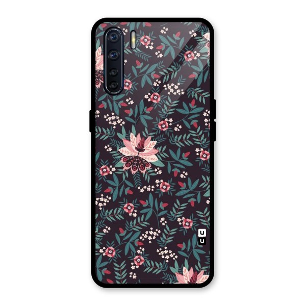 Very Leafy Pattern Glass Back Case for Oppo F15