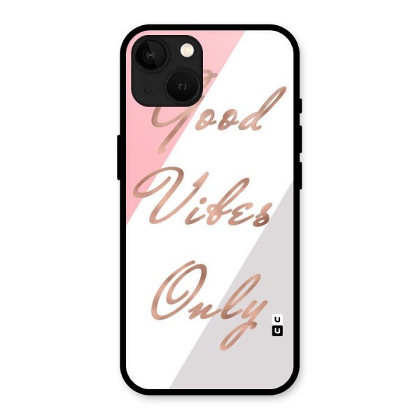 Vibes Classic Stripes Glass Back Case for iPhone 13