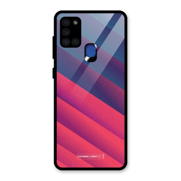 Vibrant Shades Glass Back Case for Galaxy A21s