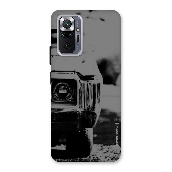 Vintage Car Black and White Back Case for Redmi Note 10 Pro