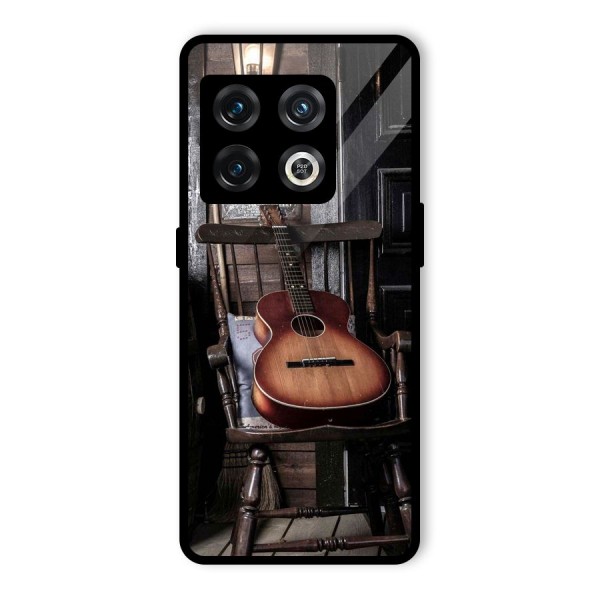 Vintage Chair Guitar Glass Back Case for OnePlus 10 Pro 5G