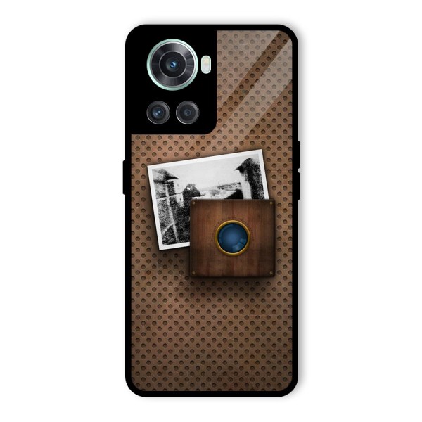 Vintage Wood Camera Glass Back Case for OnePlus 10R