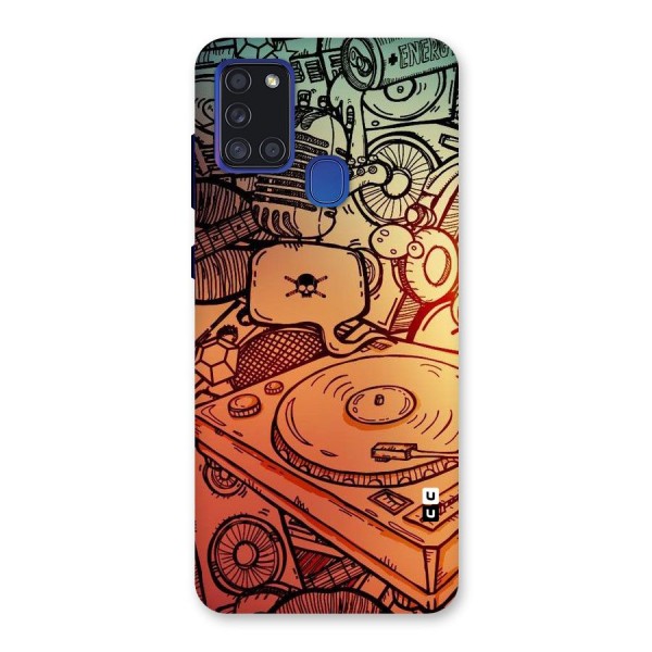 Vinyl Design Back Case for Galaxy A21s