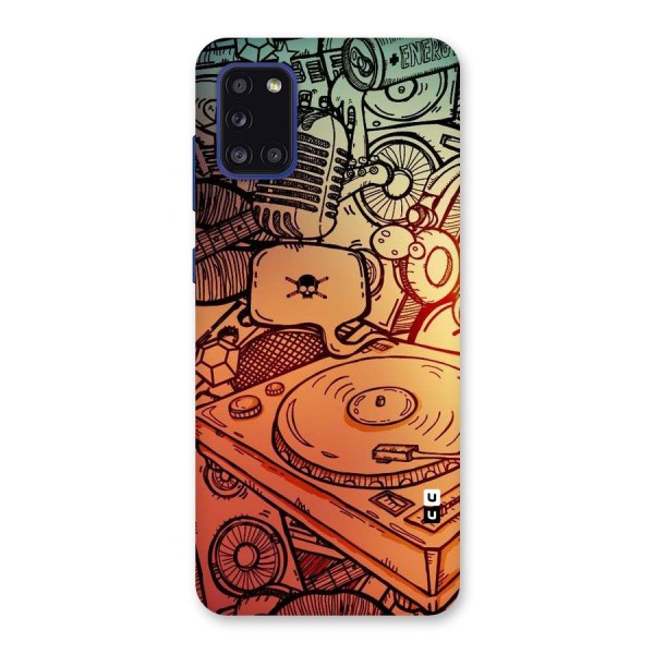 Vinyl Design Back Case for Galaxy A31