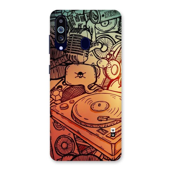 Vinyl Design Back Case for Galaxy A60