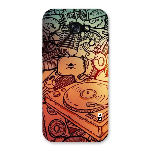 Vinyl Design Back Case for Galaxy A7 (2017)