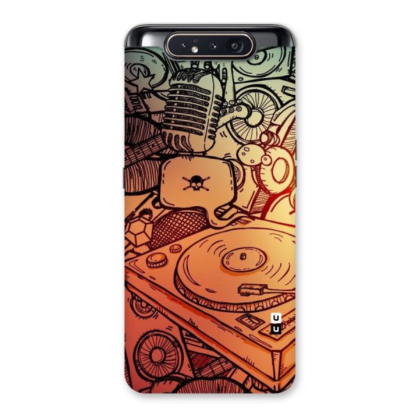 Vinyl Design Back Case for Galaxy A80