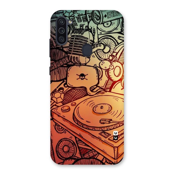 Vinyl Design Back Case for Galaxy M11