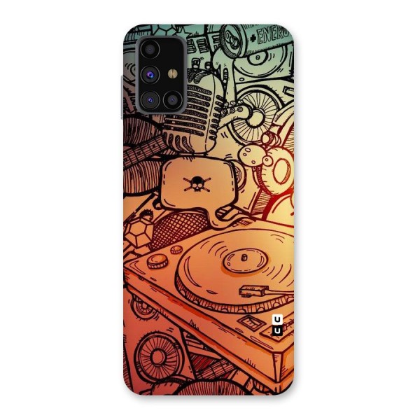 Vinyl Design Back Case for Galaxy M31s