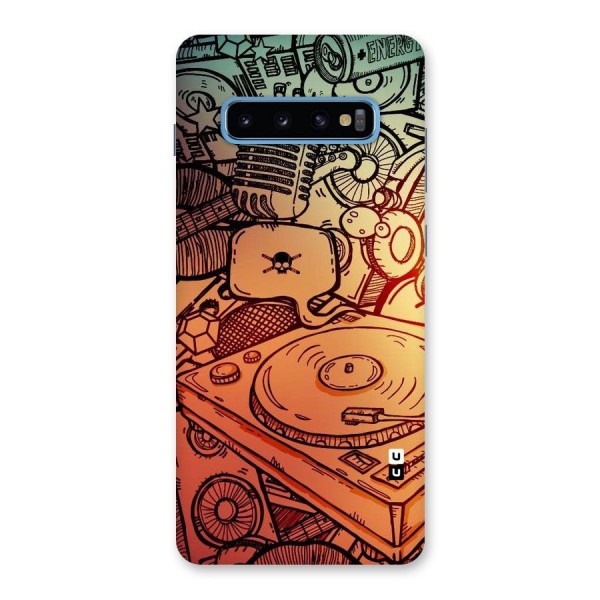 Vinyl Design Back Case for Galaxy S10 Plus