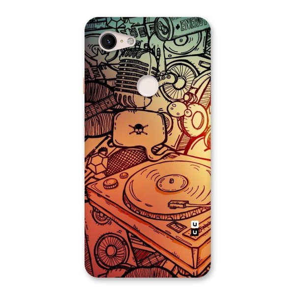 Vinyl Design Back Case for Google Pixel 3 XL