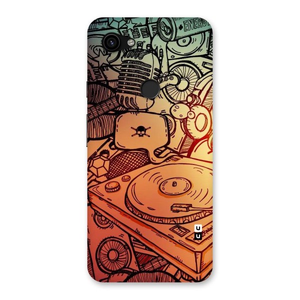 Vinyl Design Back Case for Google Pixel 3a XL