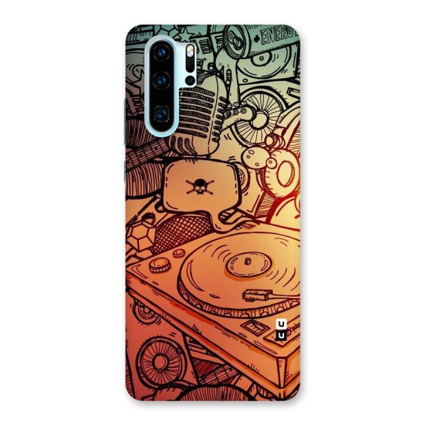 Vinyl Design Back Case for Huawei P30 Pro