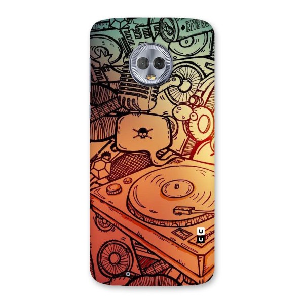 Vinyl Design Back Case for Moto G6