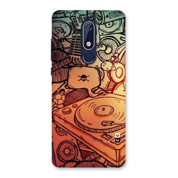 Vinyl Design Back Case for Nokia 5.1