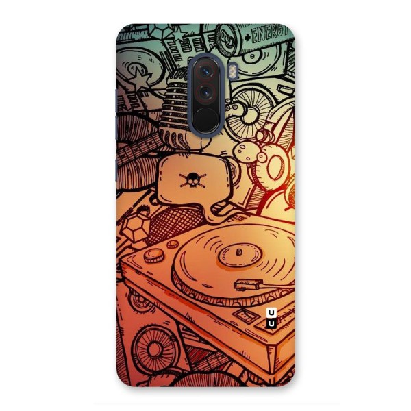 Vinyl Design Back Case for Poco F1