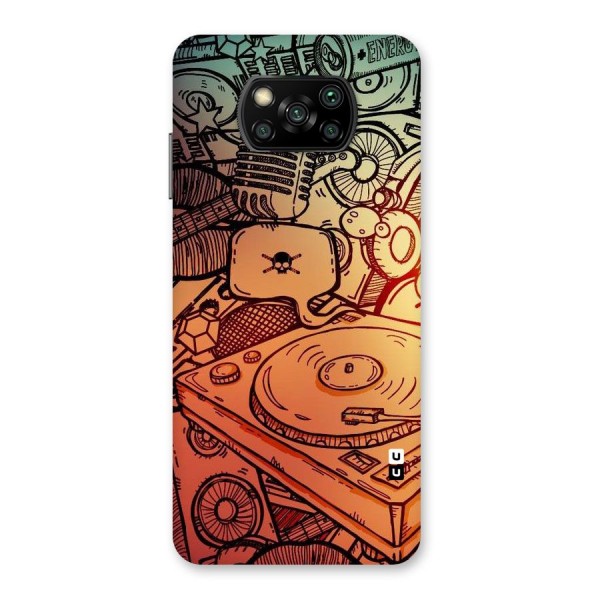 Vinyl Design Back Case for Poco X3