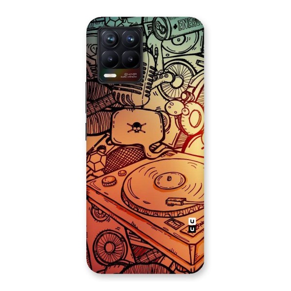 Vinyl Design Back Case for Realme 8